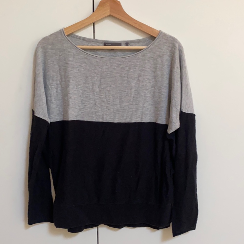 Vince Color-block Knit Pullover